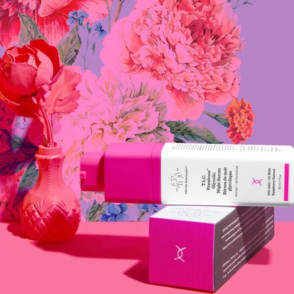 NIB✅Drunk Elephant - T.L.C. Framboos Glycolic Night Serum - Picture 6 of 7